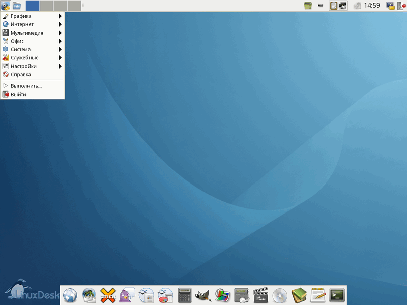 Рабочий стол XFCE