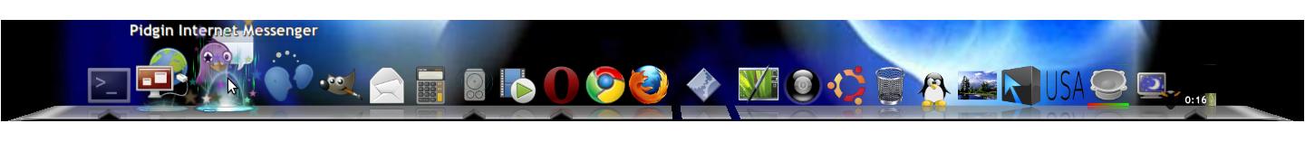 Док панель в линукс Ubuntu